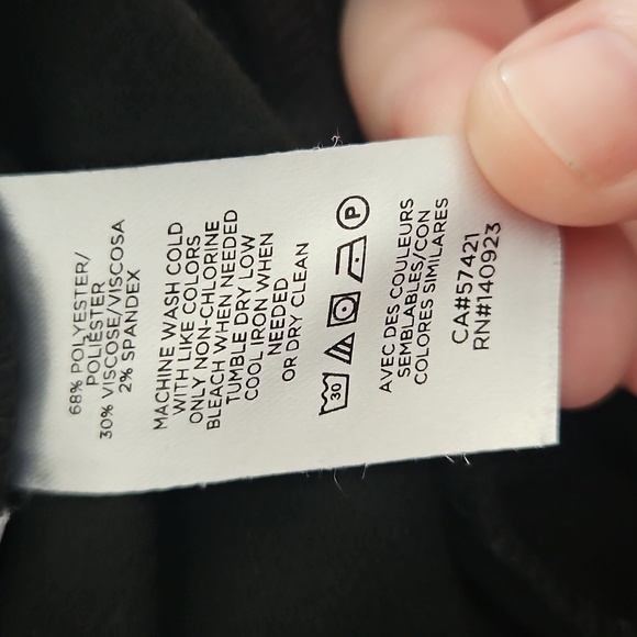 NWOT Loft Pleated Pull On Slim Pants In Brushed Flannel - Picture 6 of 8